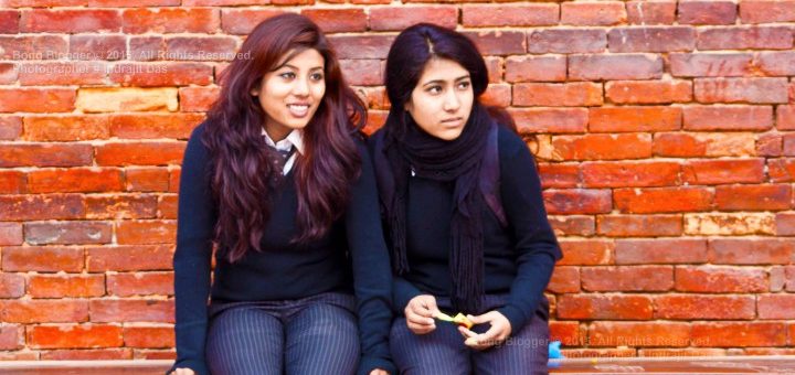 Students of Kathmandu before Earthquake - Kathmandu, Nepal
