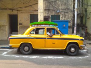 Bapi Green Taxi aka Sabuj Rath in Kolkata