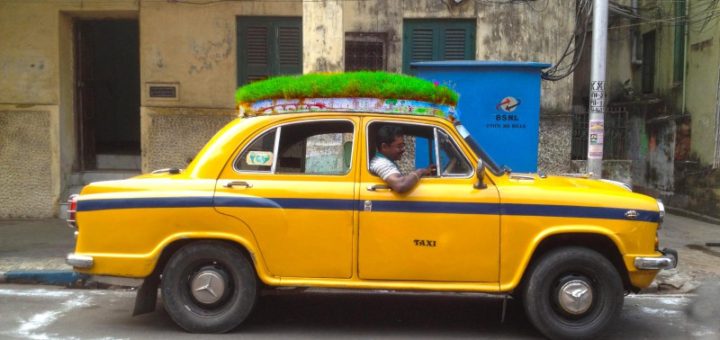 Bapi Green Taxi aka Sabuj Rath in Kolkata