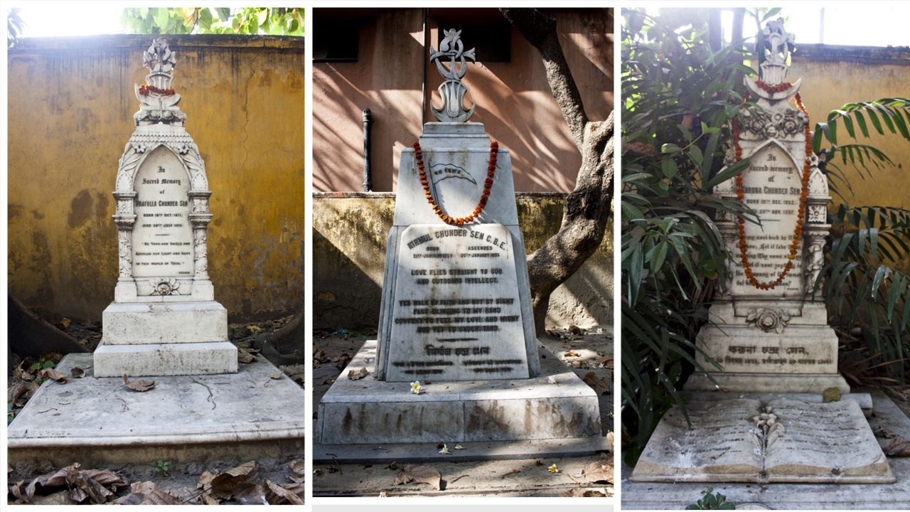 Graves of Sons of Keshub Chandra Sen in Kolkata,India